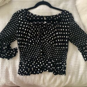 Free people cropped blouse